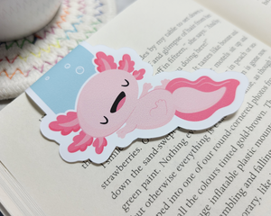 Axolotl Relaxing Magnetic Bookmark
