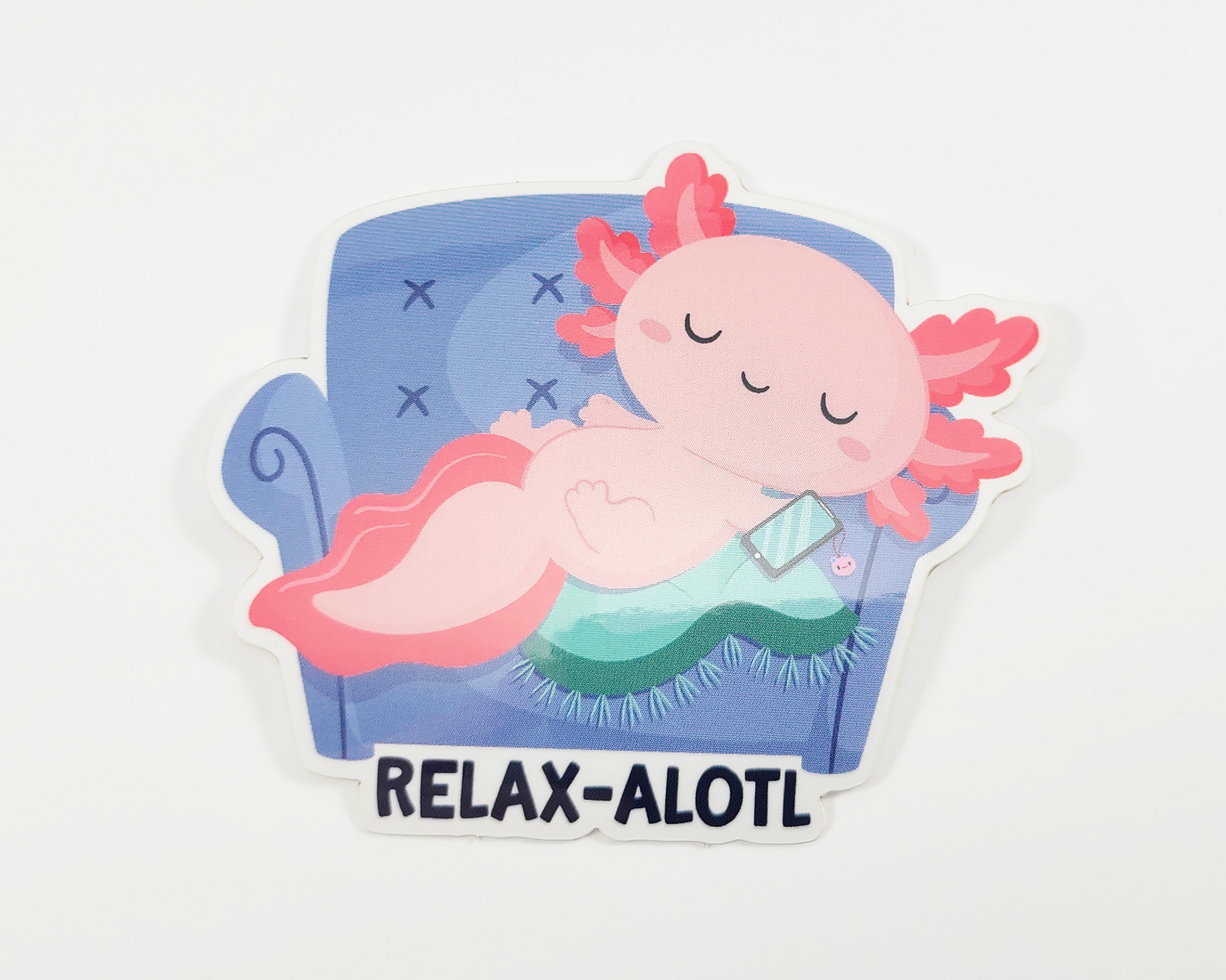 Axolotl Relax Sticker