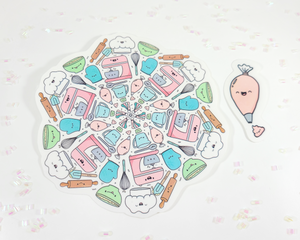 Baking Mandala Sticker Set