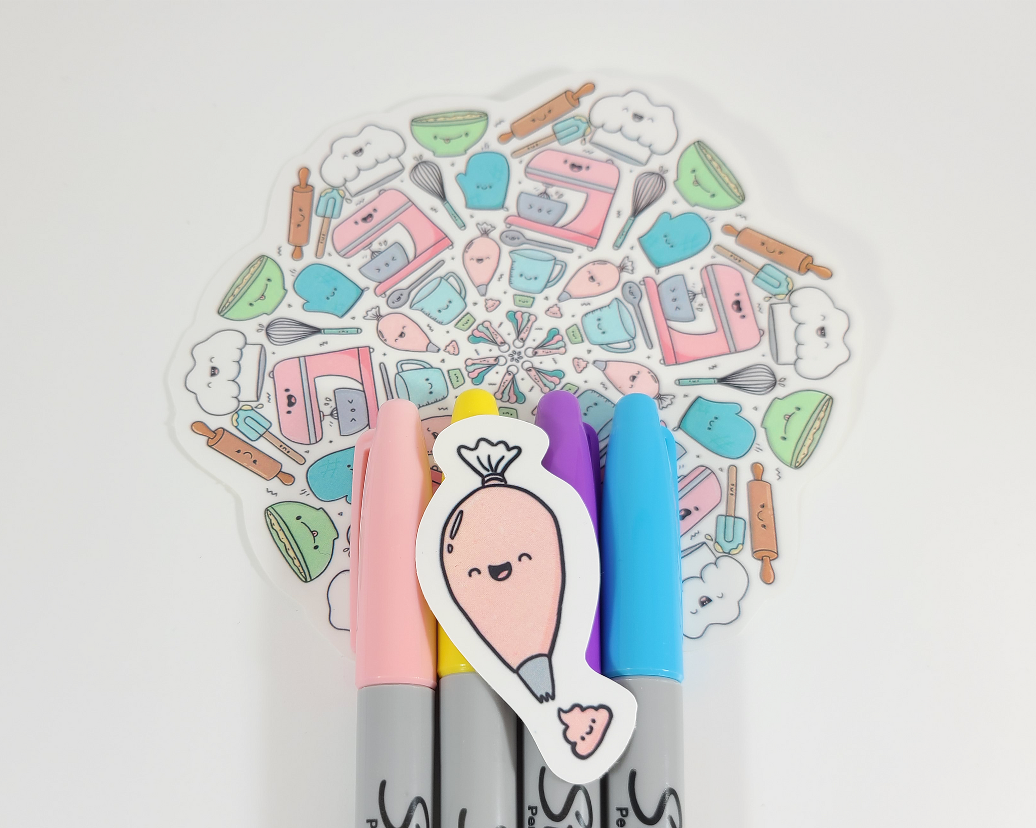 Baking Mandala Sticker Set