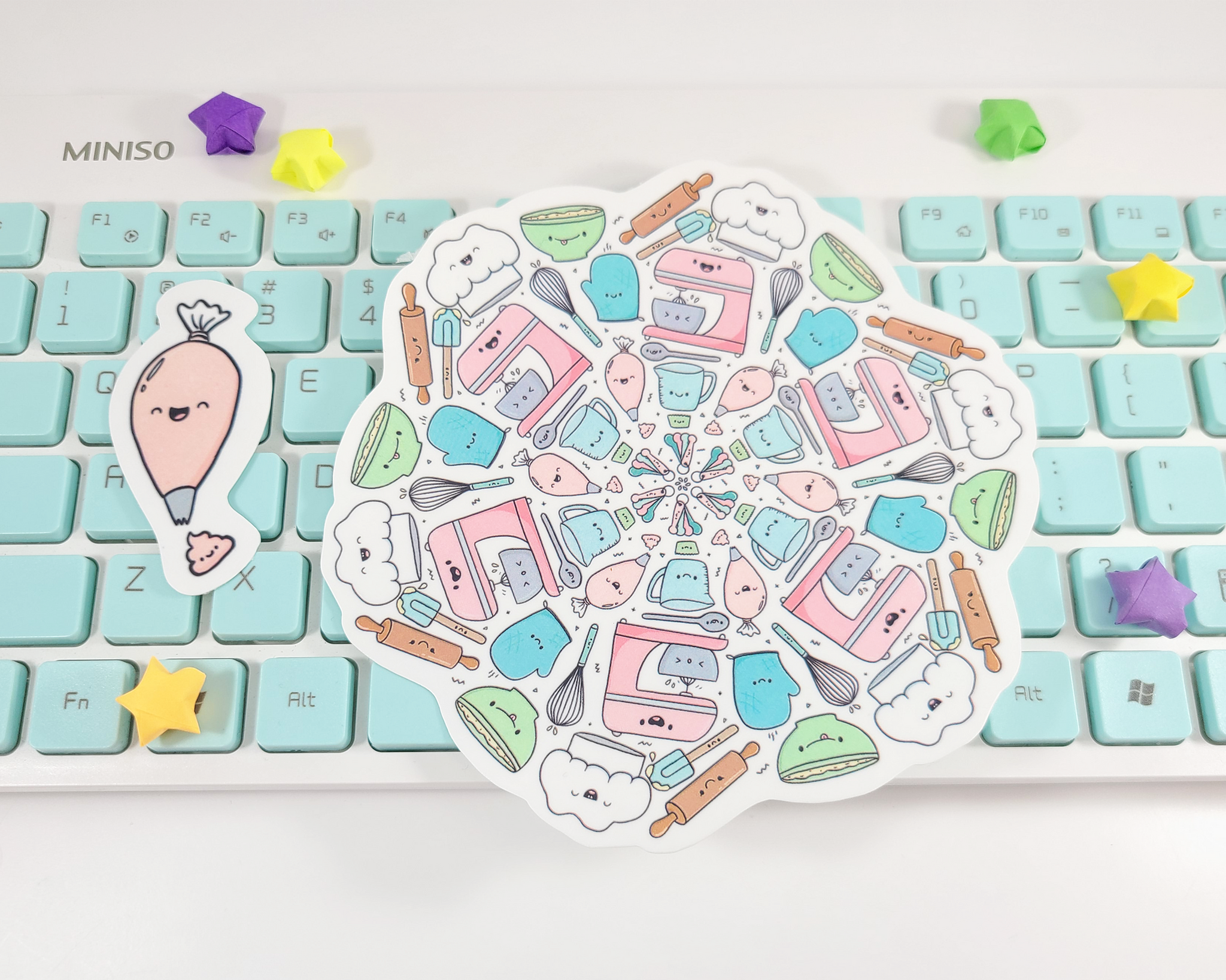 Baking Mandala Sticker Set