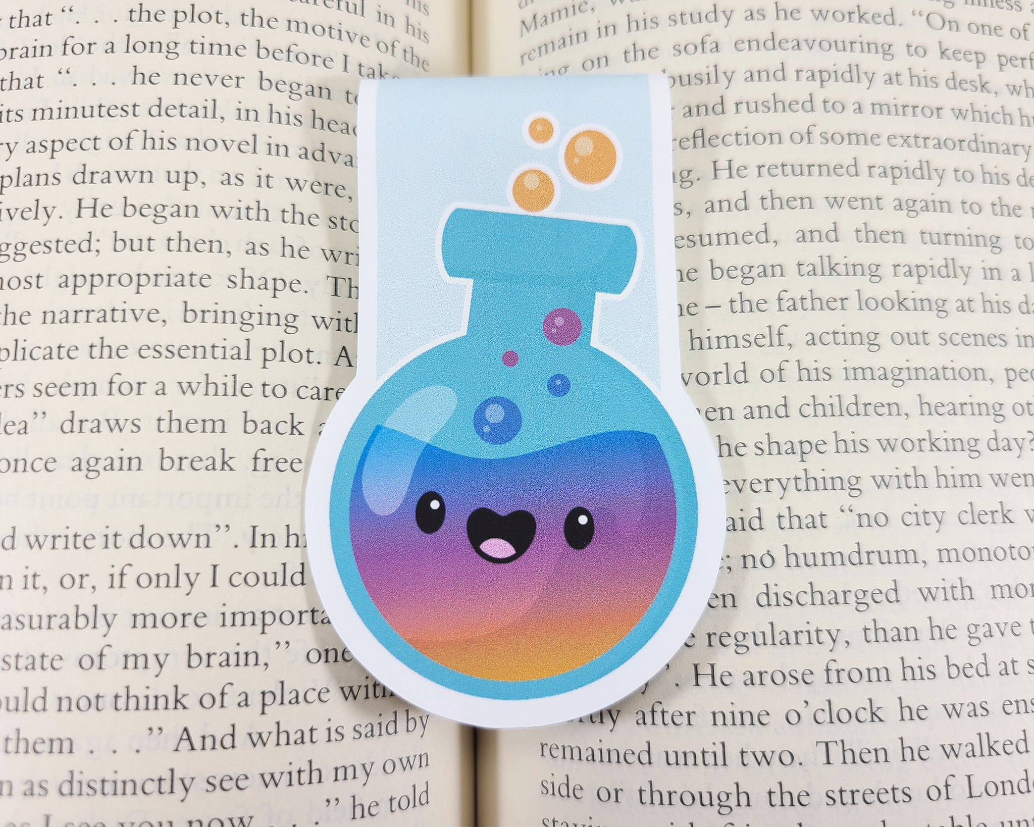 Beaker Magnetic Bookmark