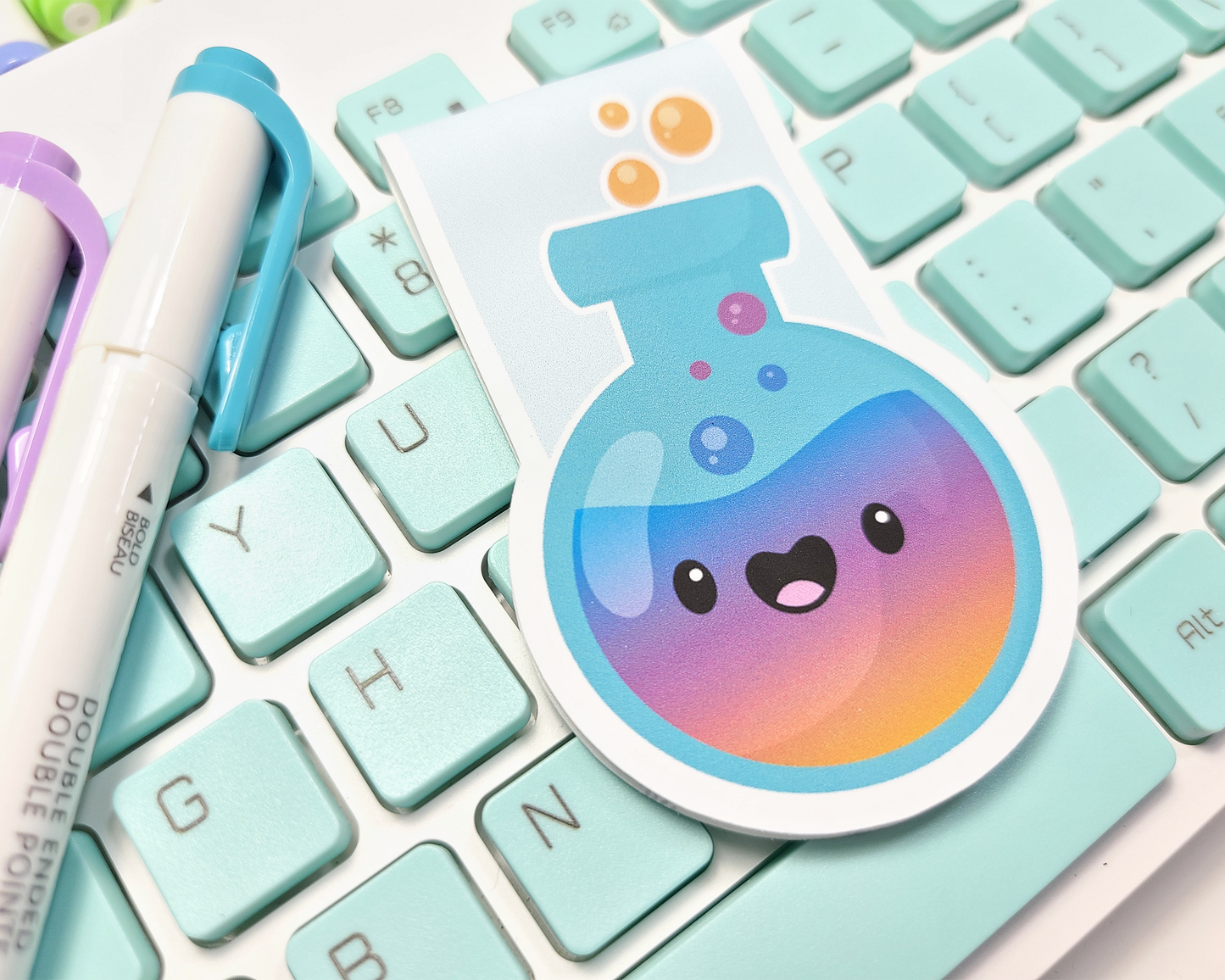 Beaker Magnetic Bookmark