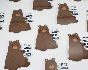 Grizzly Bear Sticker