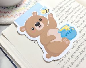 Bear & Bee Magnetic Bookmark