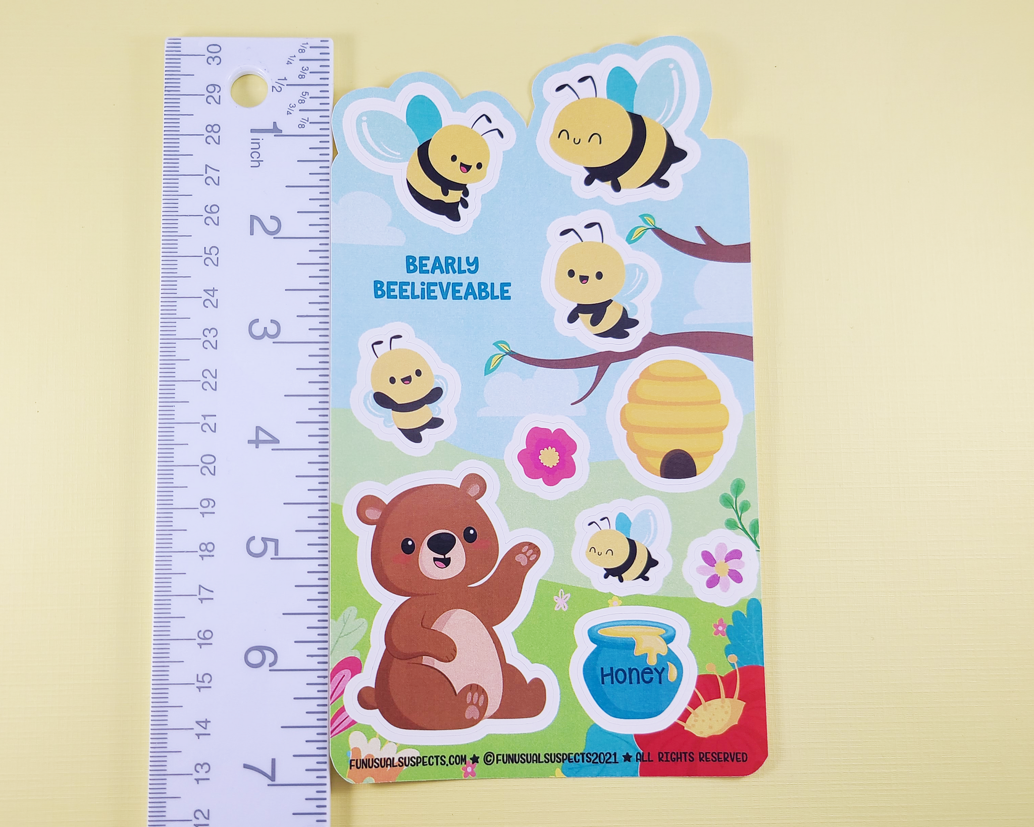 Honey Bee Sticker Sheet