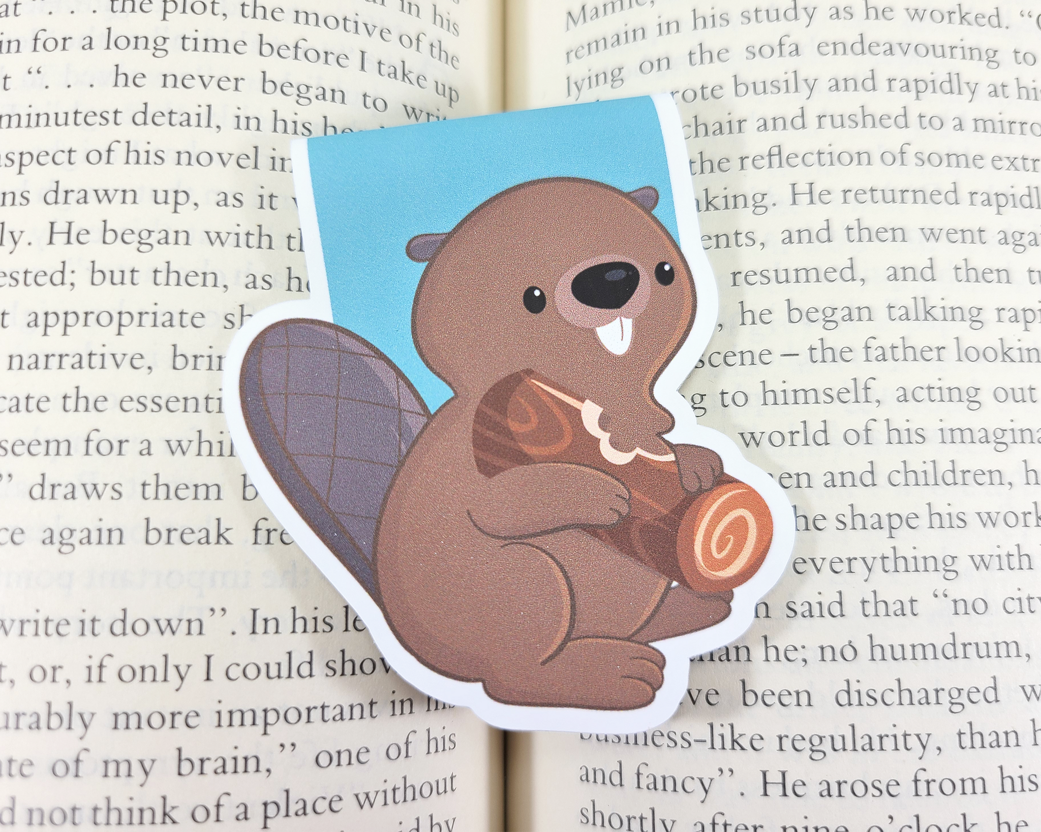 Beaver Magnetic Bookmark