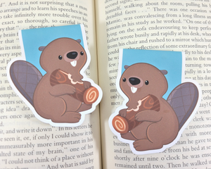 Beaver Magnetic Bookmark