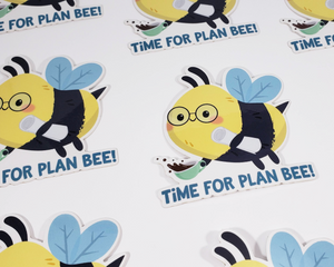Bee Plan Sticker