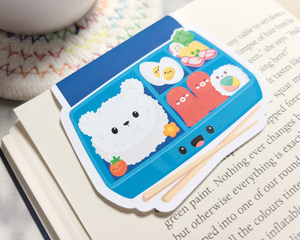 Bento Box Magnetic Bookmark