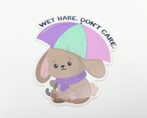 Bunny Wet Hare Sticker