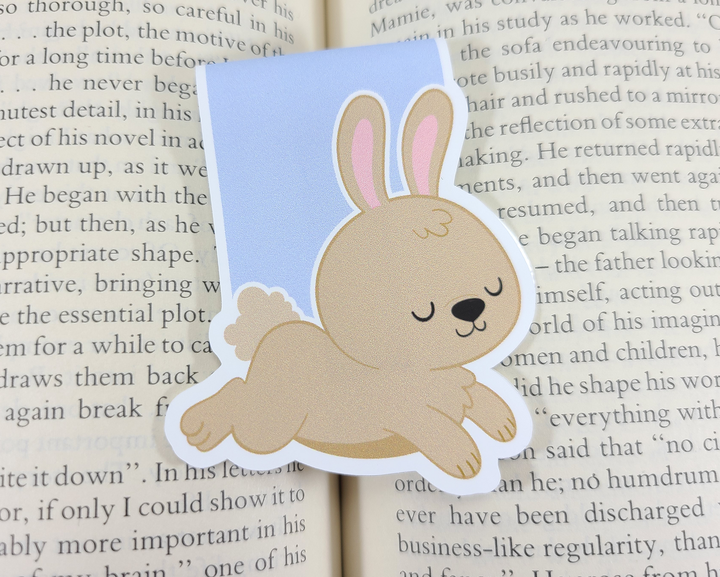 Bunny Hopping Magnetic Bookmark