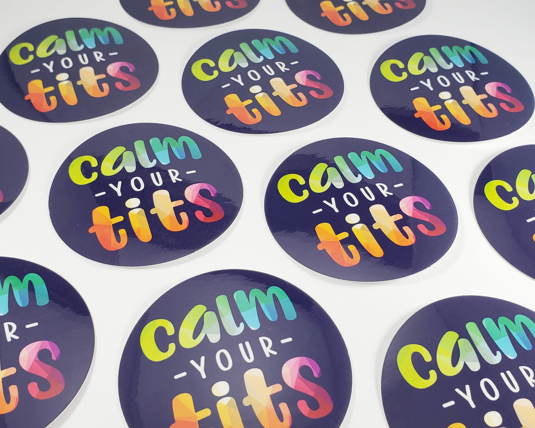 Calm Your Tits Sticker