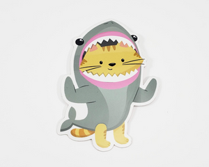 Cat Shark Sticker