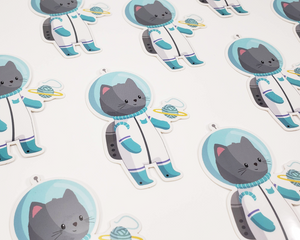 Cat Space Sticker