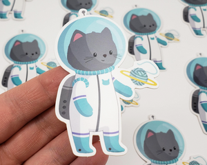 Cat Space Sticker