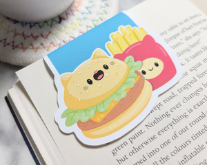 Cat Burger Magnetic Bookmark