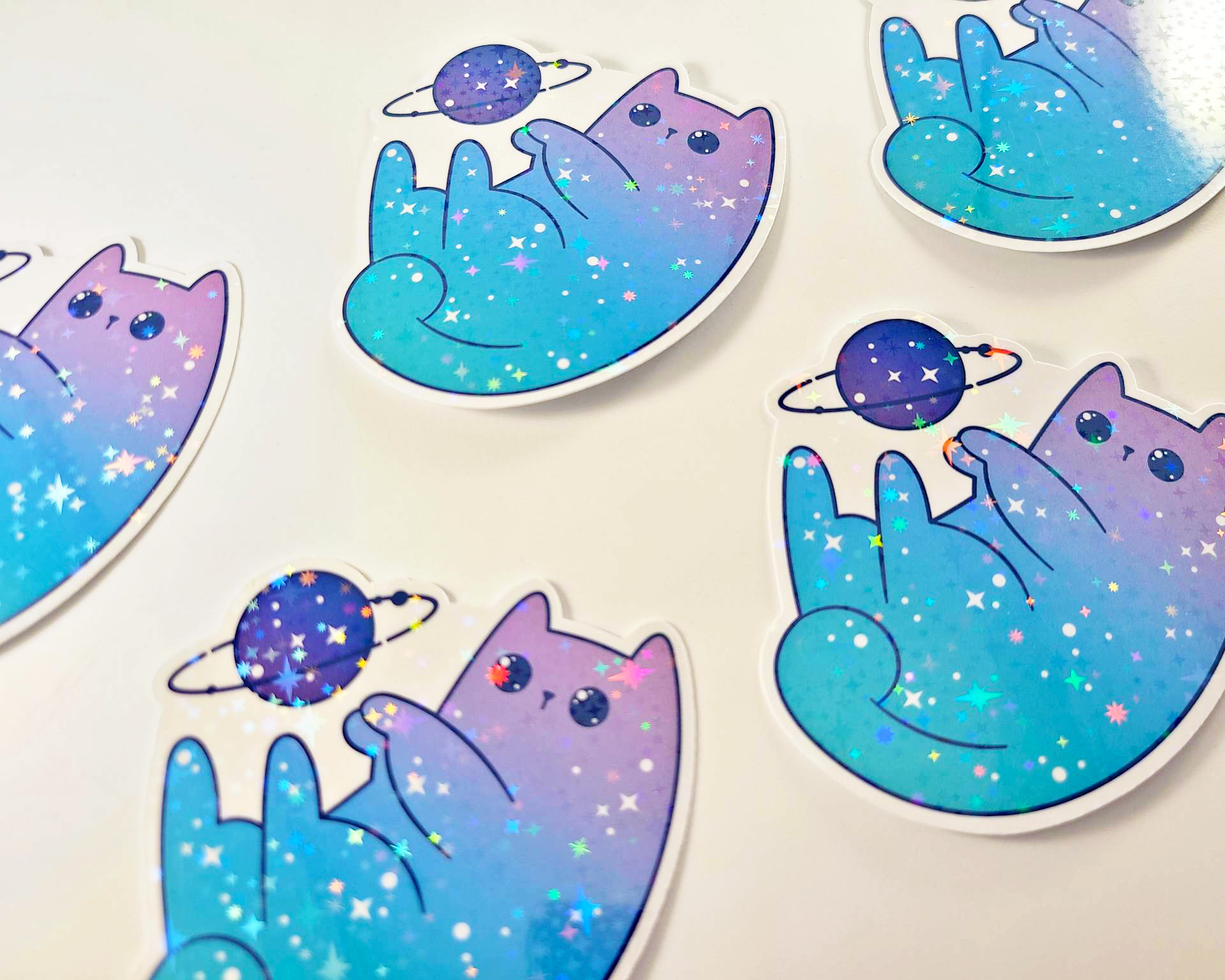 Space Cats - Mini Sticker Pack – FunUsualSuspects