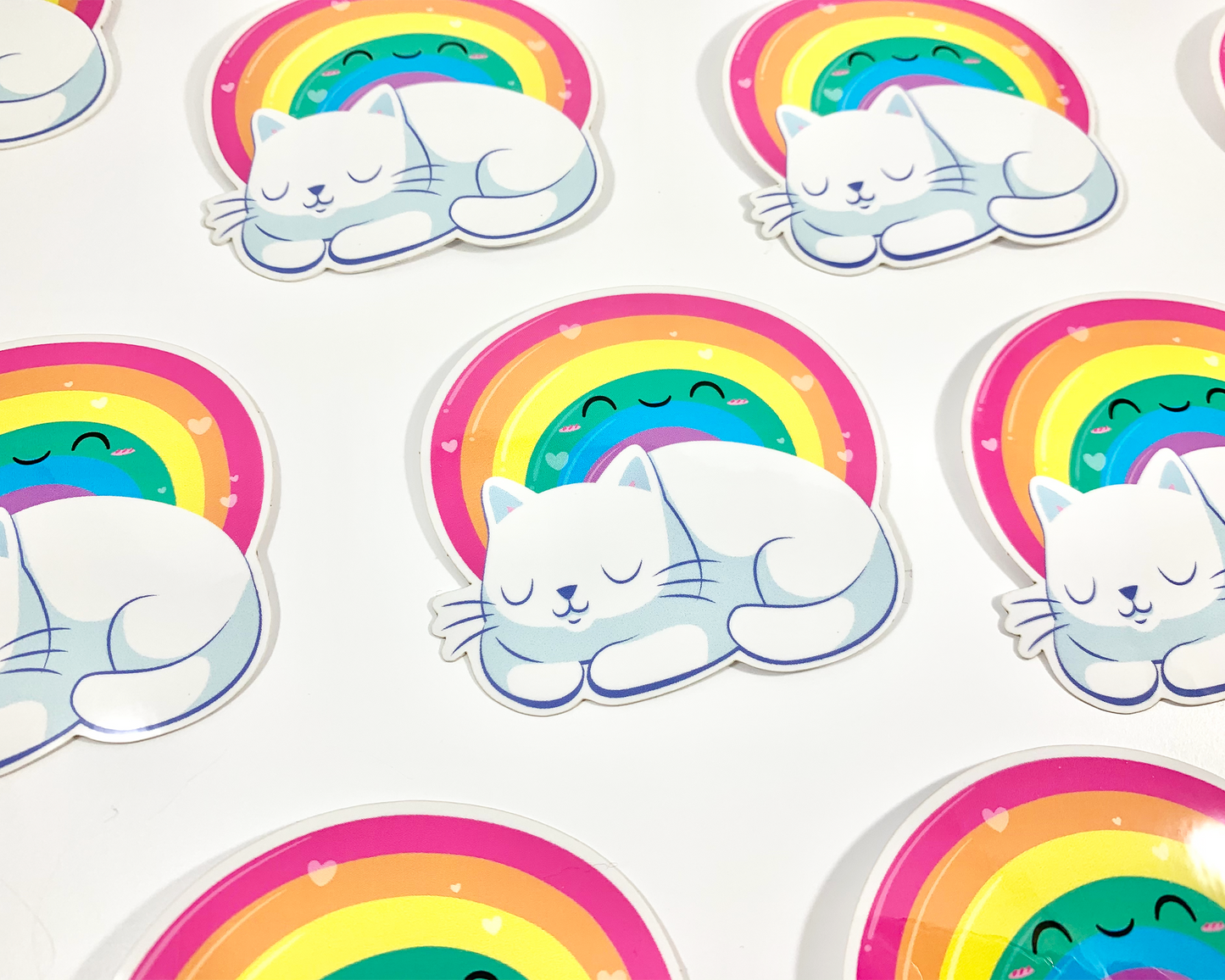 Cat Rainbow Sticker