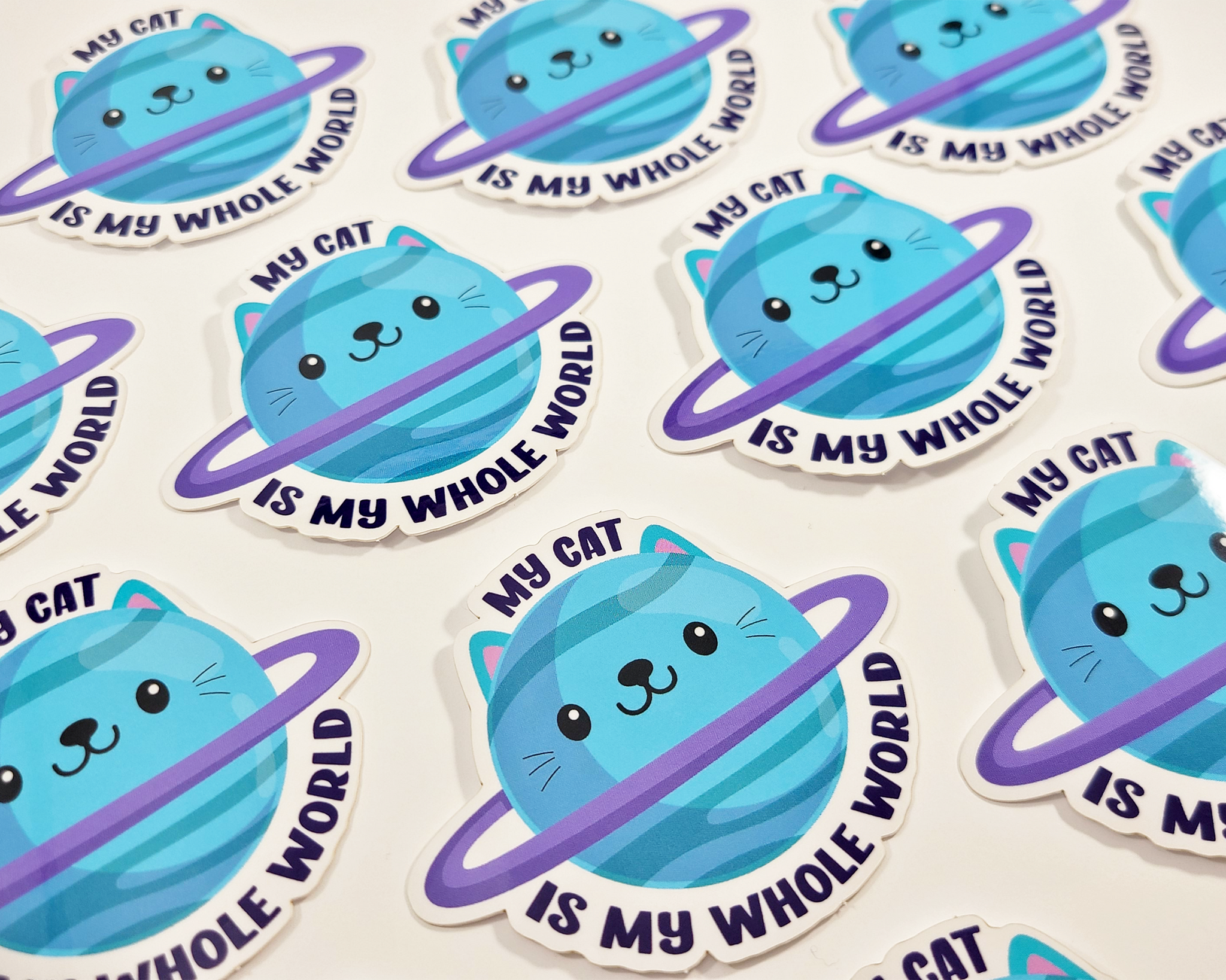My Cat is my World Sticker