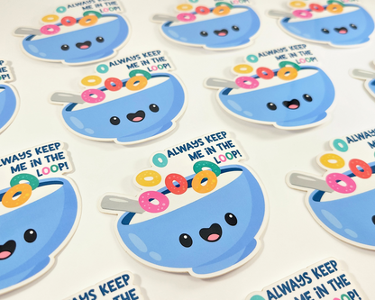 Cereal Sticker