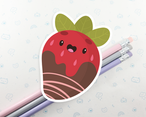 Chocolate Strawberry Sticker