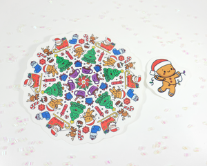 Christmas Mandala Sticker Set