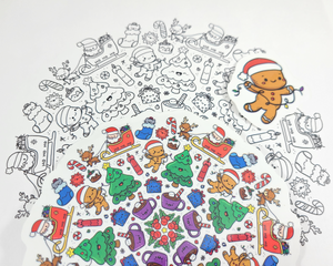 Christmas Mandala Sticker Set