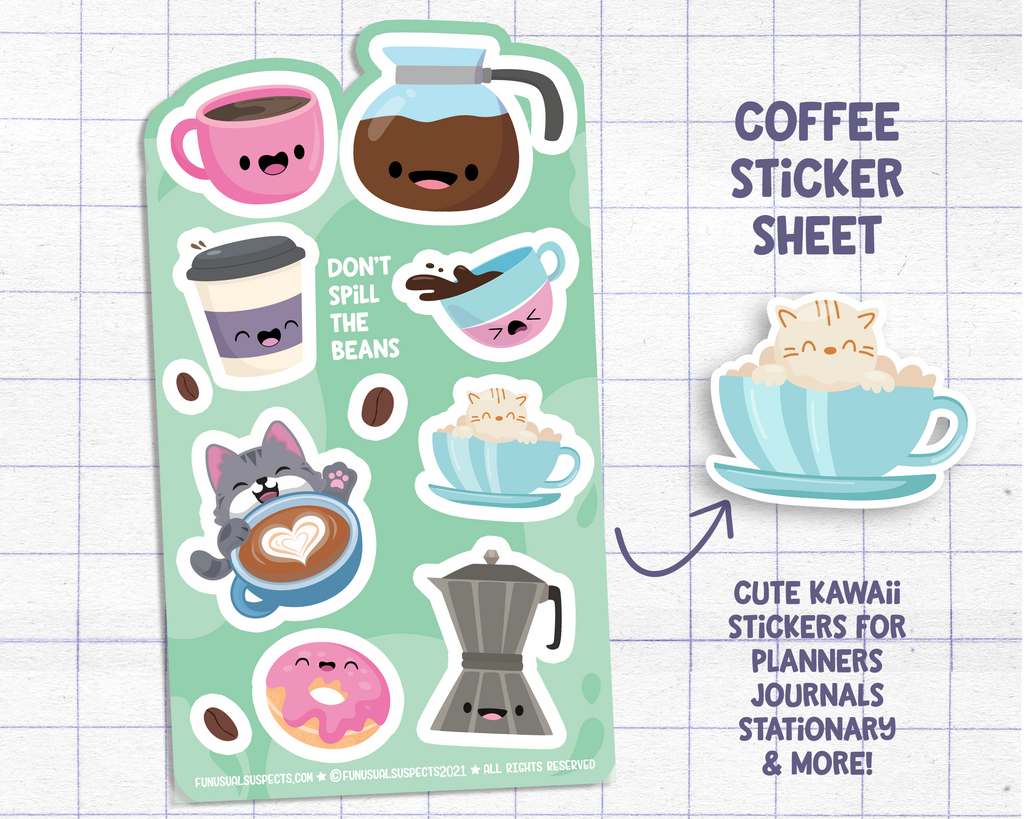 Coffee Sticker Sheet