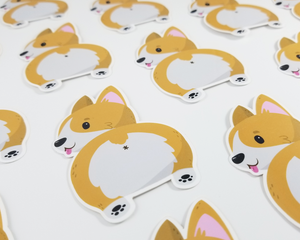 Corgi Butt Sticker