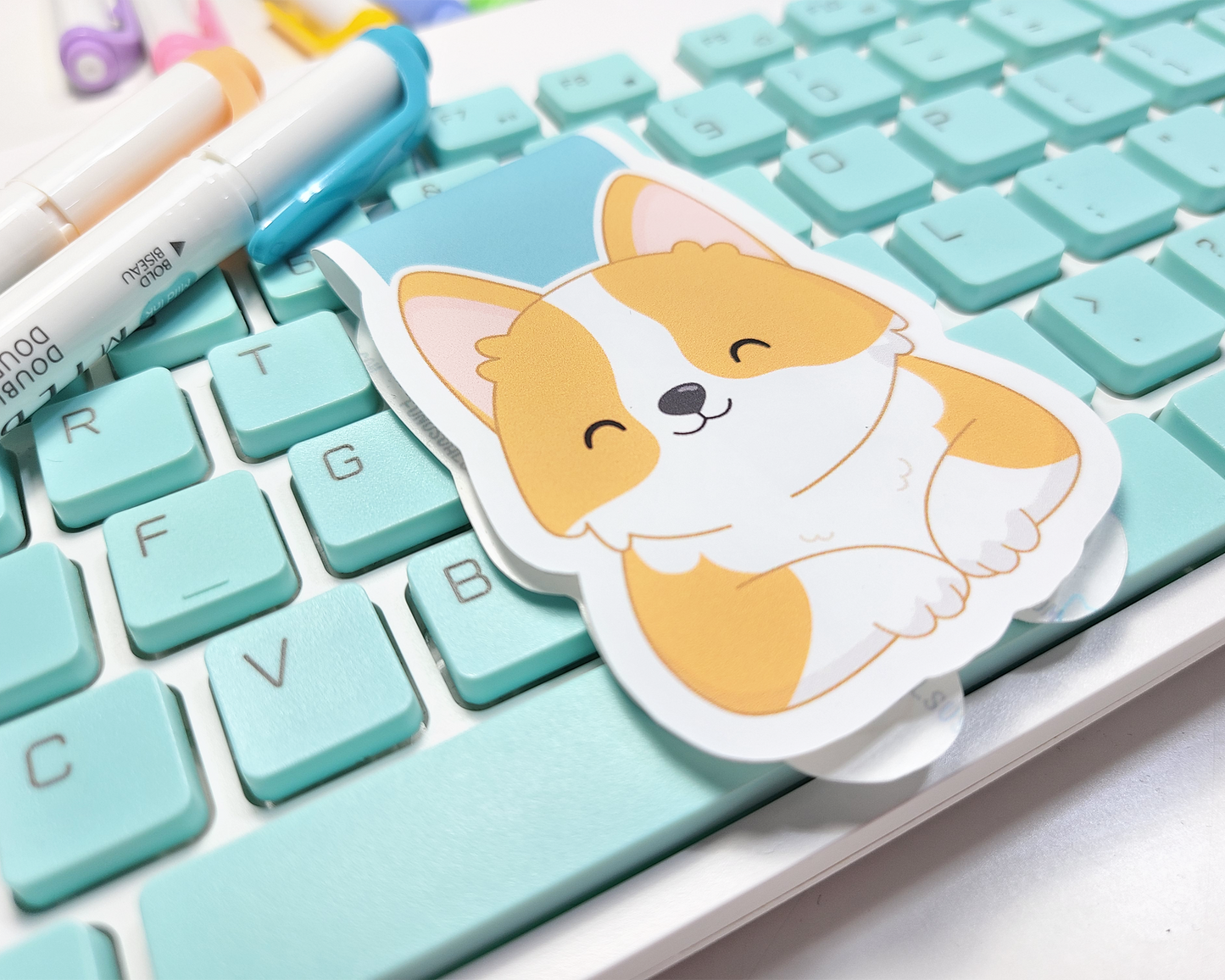 Corgi Magnetic Bookmark