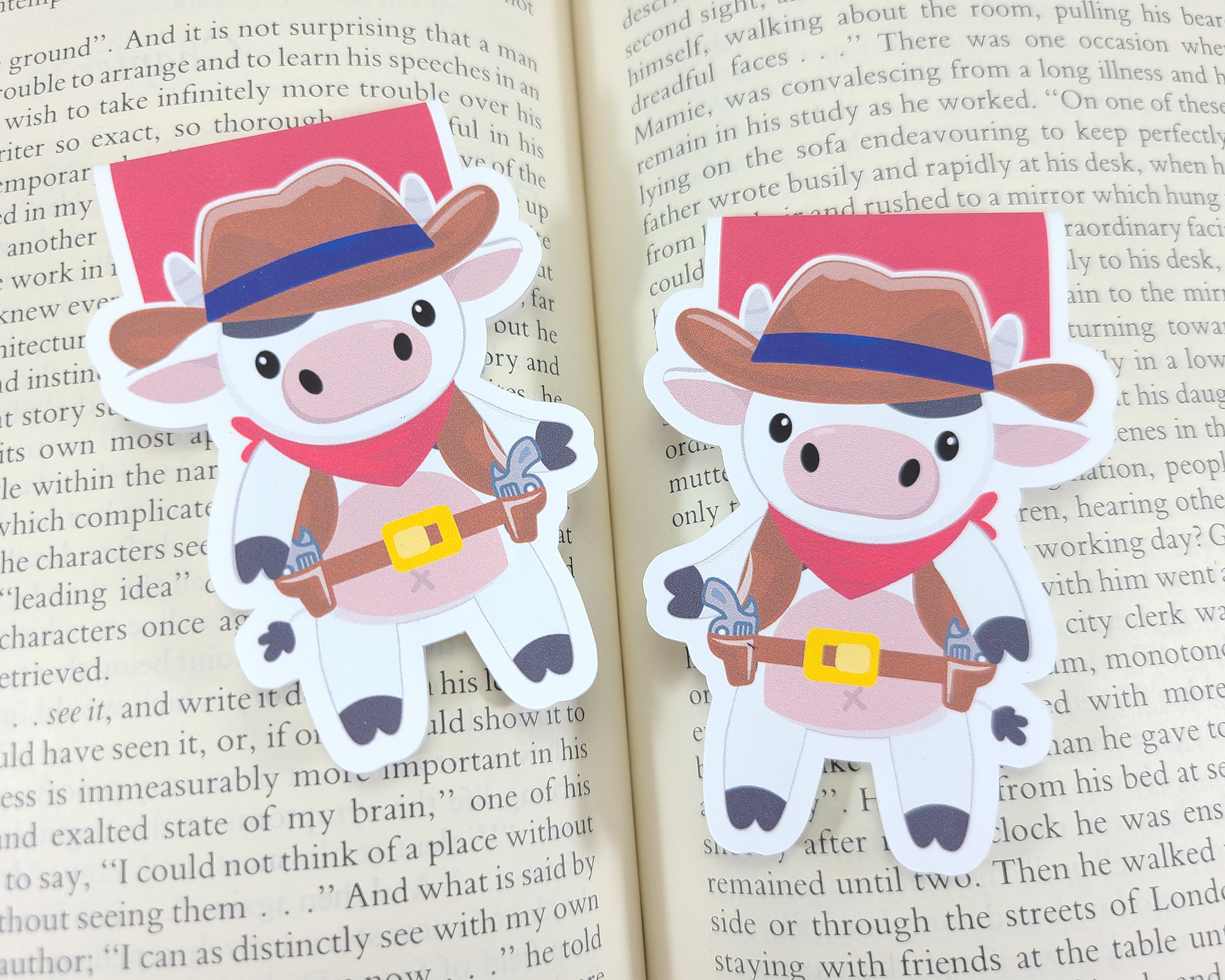 Cowboy Magnetic Bookmark