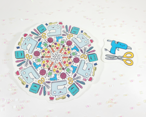 Crafts Mandala Sticker Set