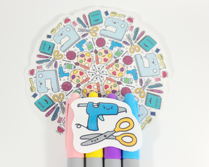 Crafts Mandala Sticker Set