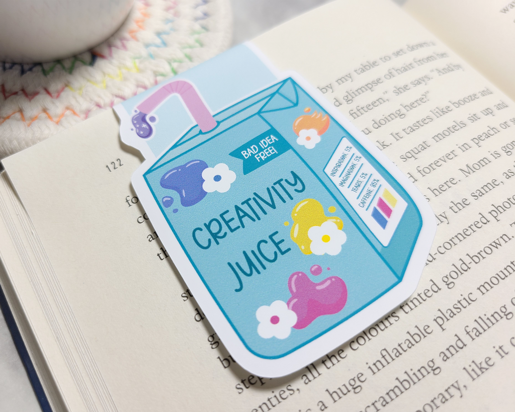 Creativity Juice Magnetic Bookmark