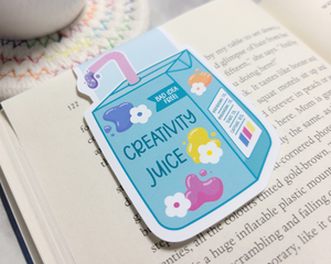 Creativity Juice Magnetic Bookmark