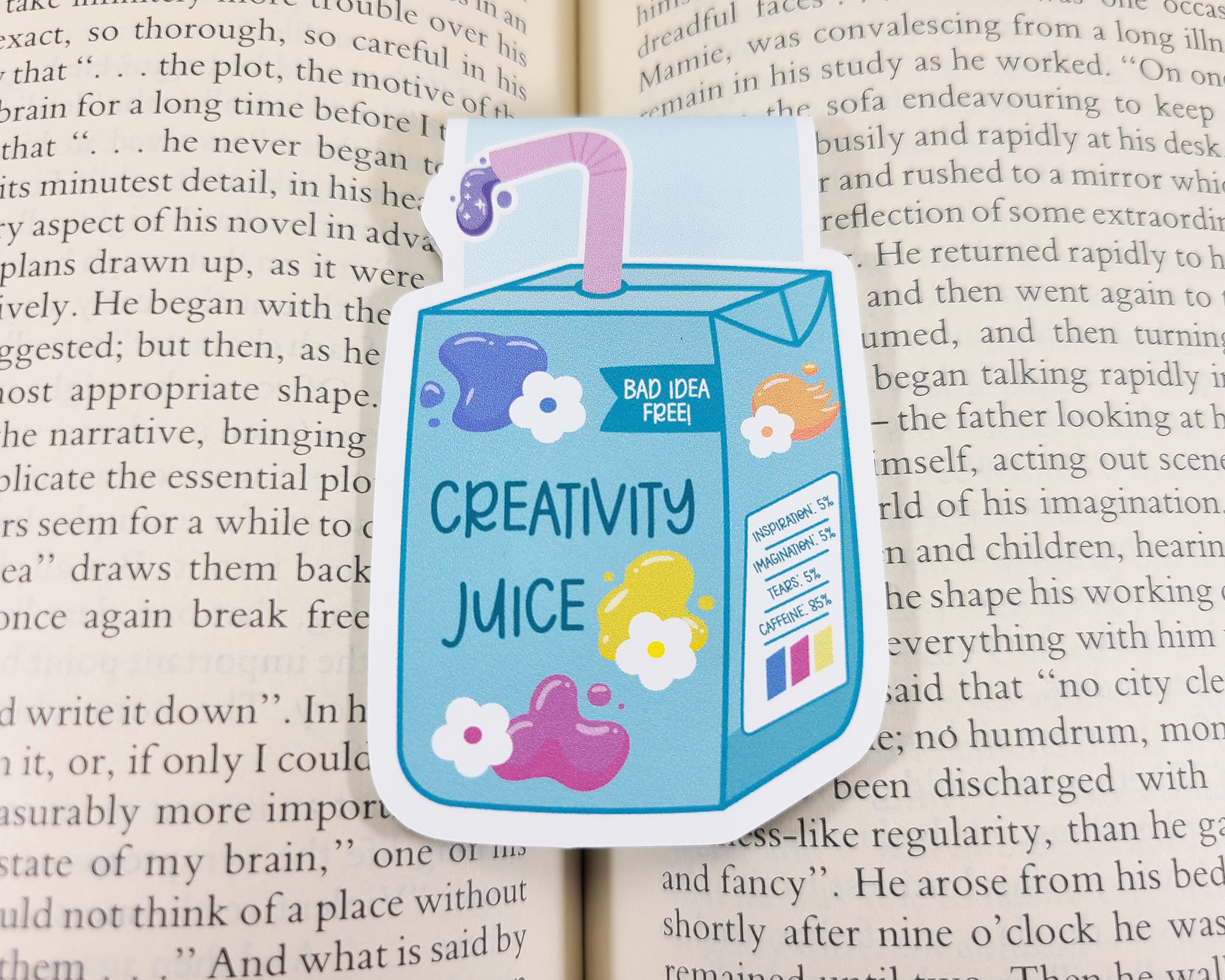 Creativity Juice Magnetic Bookmark