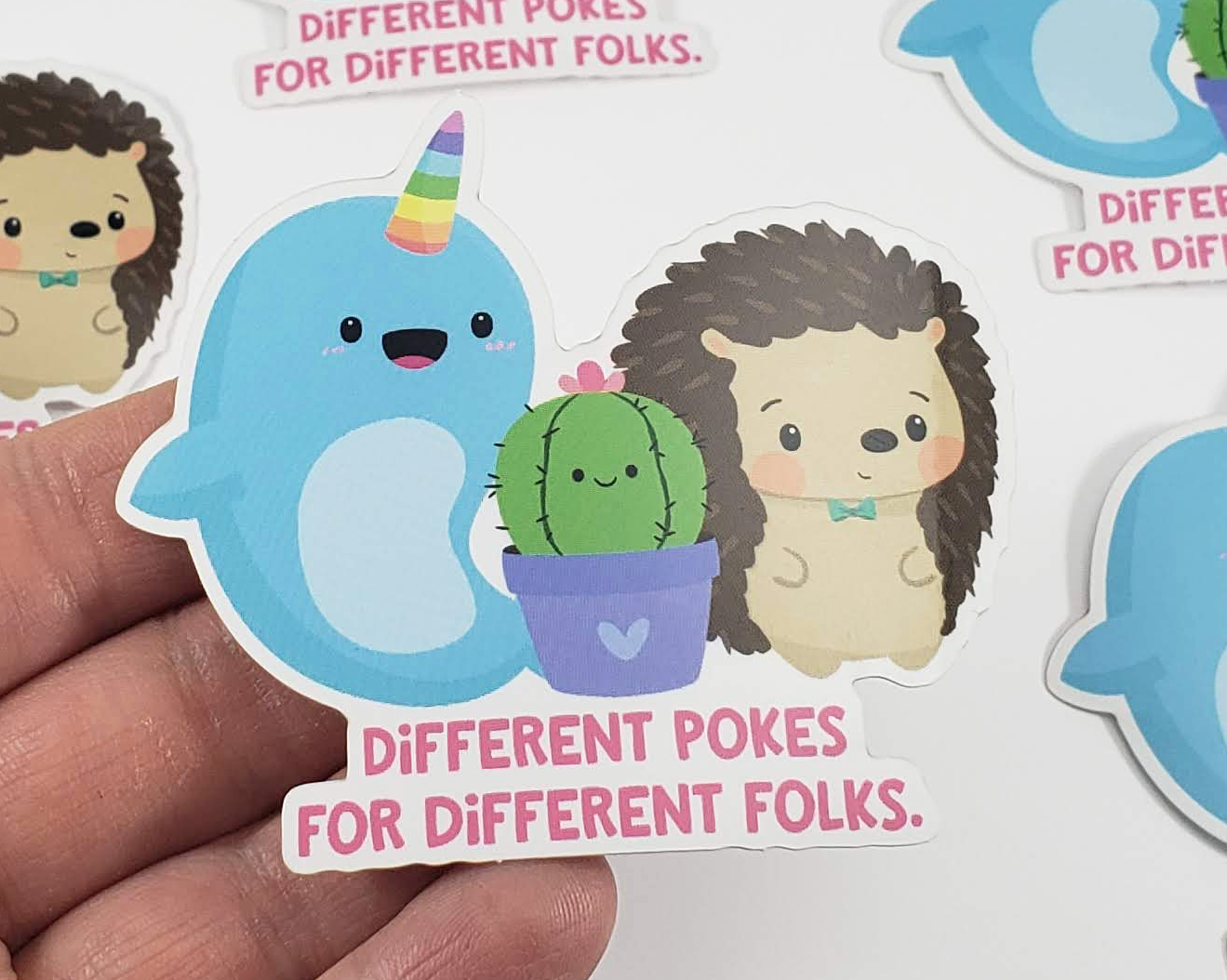 Different Pokes Sticker