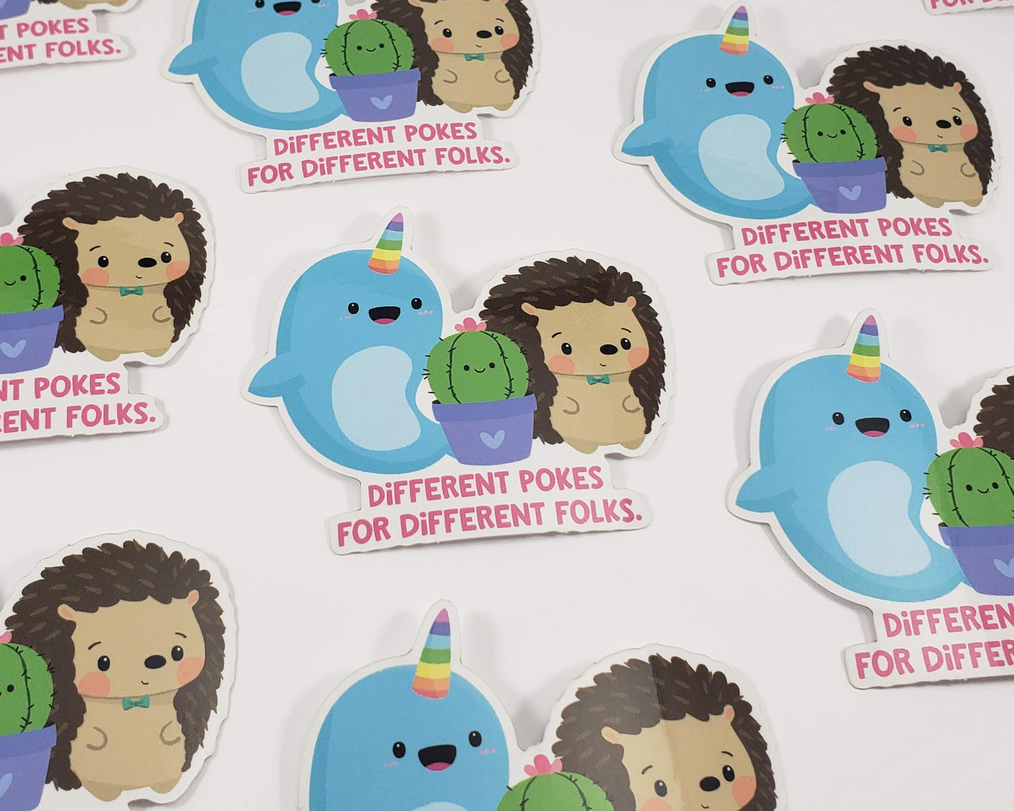 Different Pokes Sticker