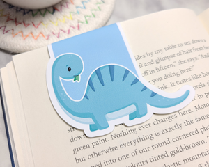 Dino Brontosaurus Magnetic Bookmark