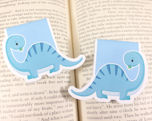 Dino Brontosaurus Magnetic Bookmark