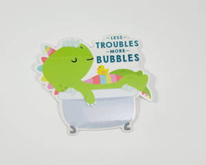 Dino Bubbles Sticker