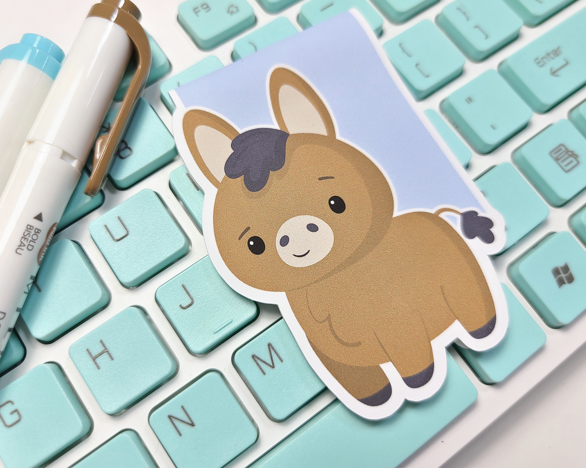 Donkey Magnetic Bookmark