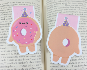 Donut Party Magnetic Bookmark