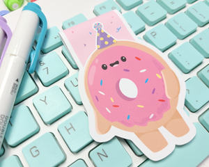 Donut Party Magnetic Bookmark