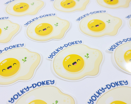 Egg Yolky Dokey Sticker