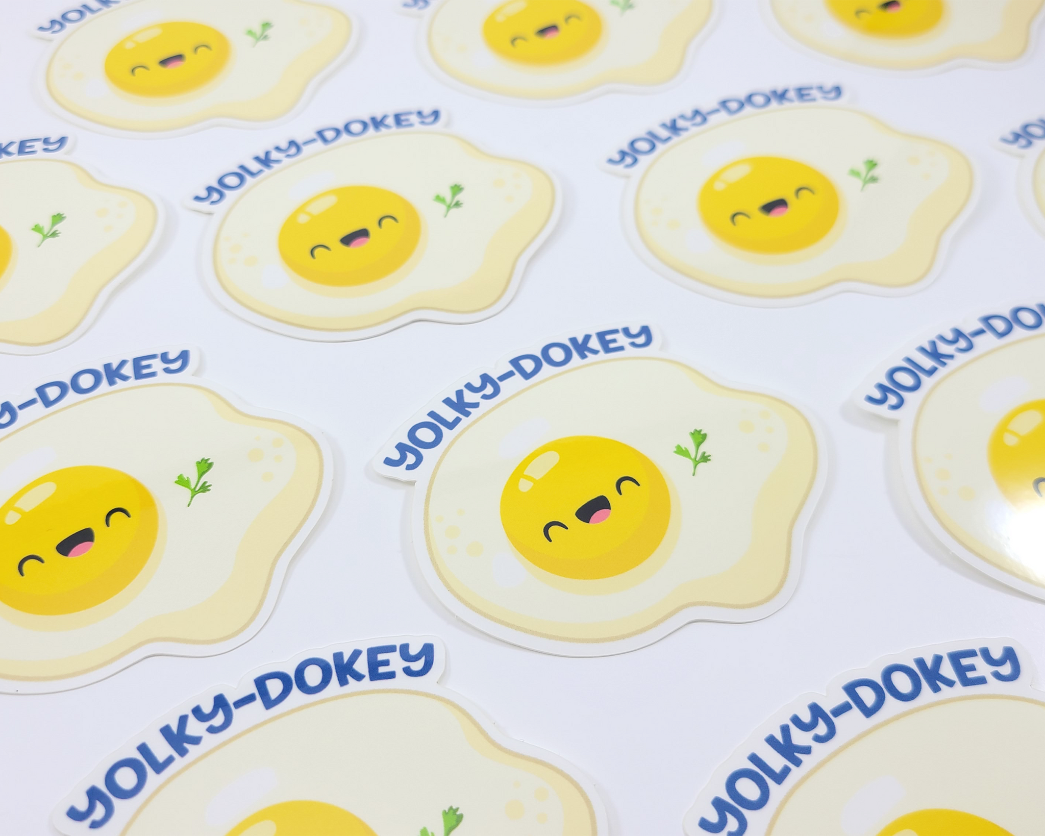 Egg Yolky Dokey Sticker
