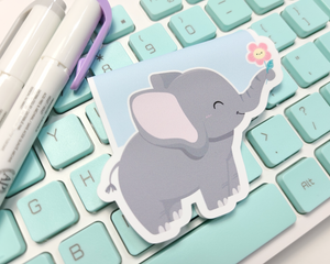 Elephant Magnetic Bookmark