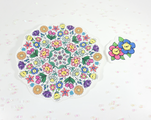 Flower Mandala Sticker Set