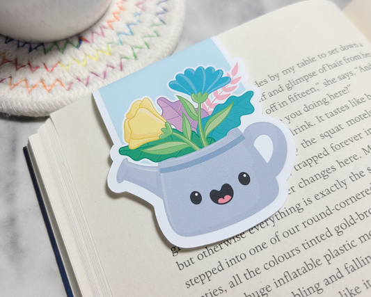 Flower Can Magnetic Bookmark